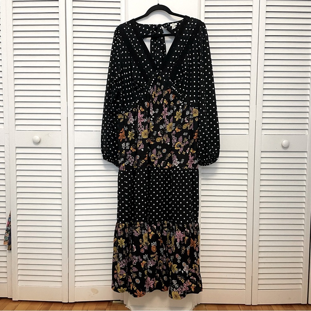 River Island mixed print dress size 14 New